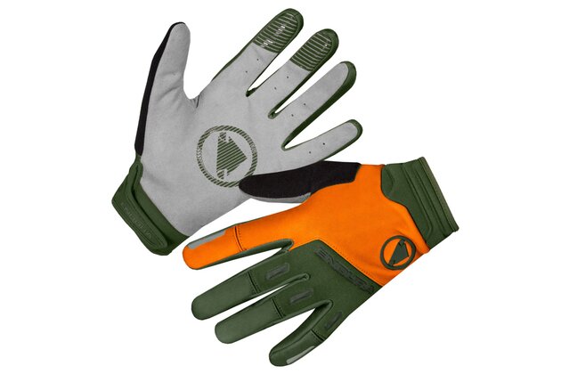 Dlouhoprsté rukavice ENDURA SingleTrack Windproof Harvest