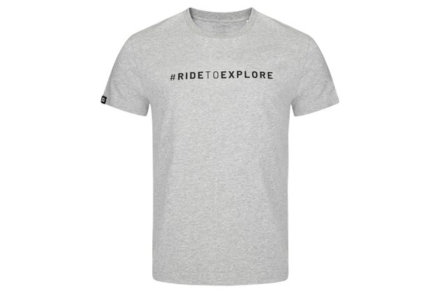 Triko PELLS Journey s logem #RIDETOEXPLORE Grey