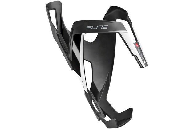 Košík na láhev ELITE Vico Carbon Matt Black/White