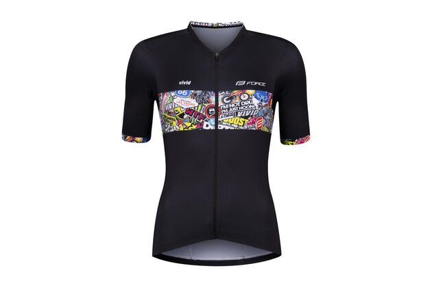 Dámský dres FORCE Vivid Lady Black