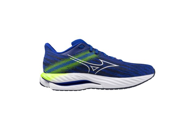 Běžecké boty Mizuno WAVE INSPIRE 21 Reflex Blue C White GreenGecko