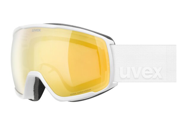 Brýle UVEX VICTORIOUS S CV White Matt SL/Gold-Green S2