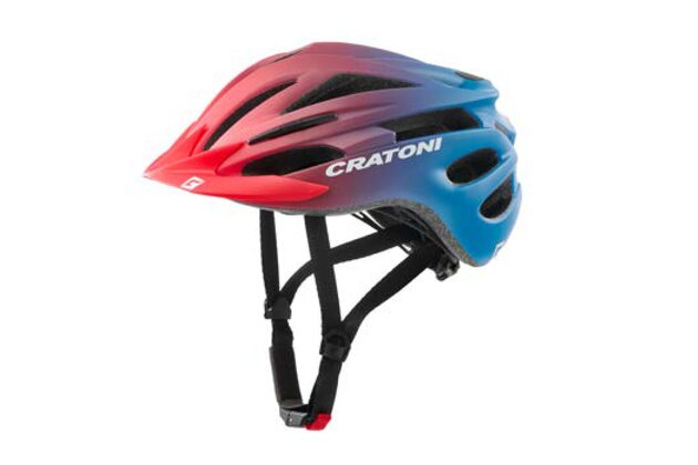 Dětská helma CRATONI Pacer JR. Red/Blue Matt