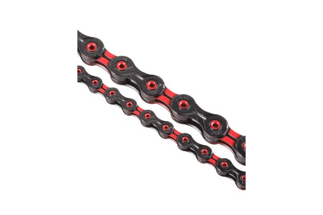 Řetěz KMC DLC11 SuperLight Black/Red