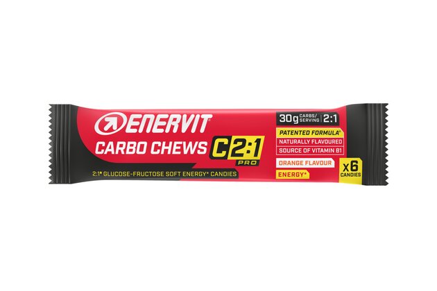 ENERVIT Carbo Chews C2:1 Pomeranč