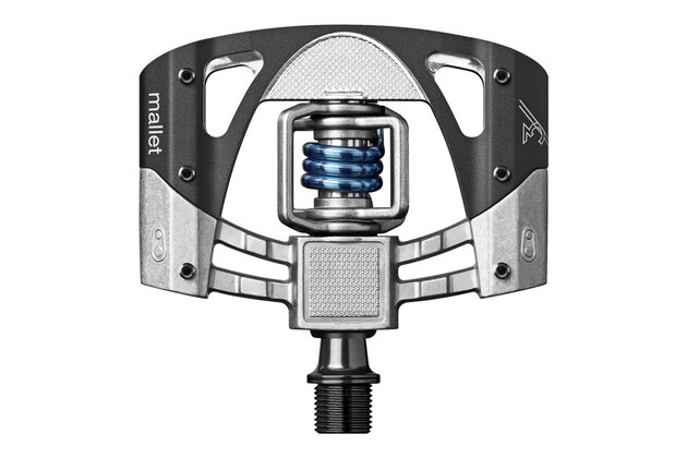 Pedály CRANKBROTHERS Mallet 3 Charcoal/Electric Blue