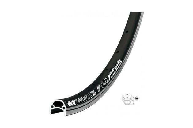 Ráfek REMERX Dragon RX 719 20" Black