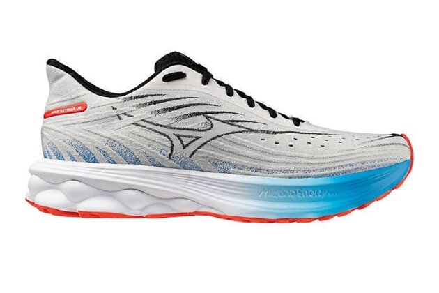Běžecké boty Mizuno WAVE SKYRISE 6 Nimbus Cloud Black Blue Pace