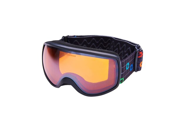 Brýle BLIZZARD 963 DAO, black, amber1, silver mirror