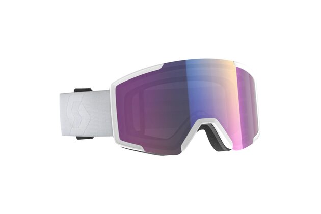 Brýle SCOTT Shield Mineral White AMP Teal Chrome