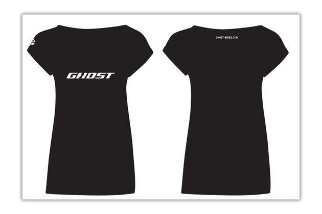 Dámské triko GHOST Logo Black/White