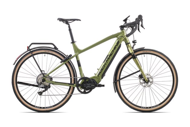 ROCK MACHINE Gravelride e500 Touring Khaki/Black