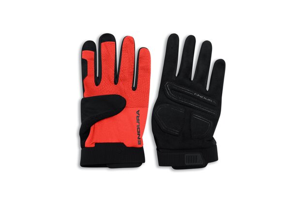 Dlouhoprsté rukavice ENDURA Loop Flame Red
