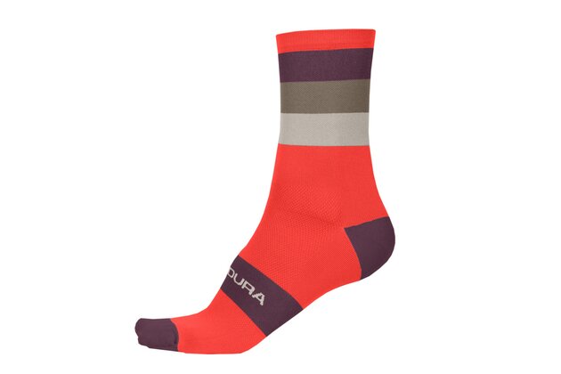 Ponožky ENDURA Bandwidth Pomegranate