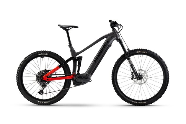 HAIBIKE AllMtn 4 Silver/Red/Black Glossy