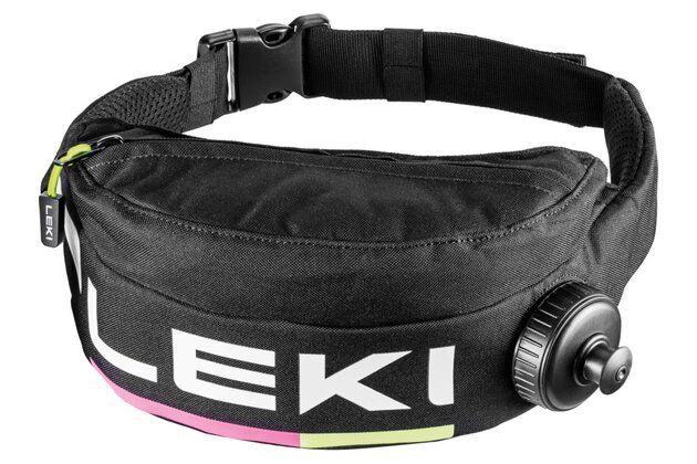 Thermo ledvinka LEKI Drinkbelt Thermo Compact Junior Black/Neonpink/Neonyellow