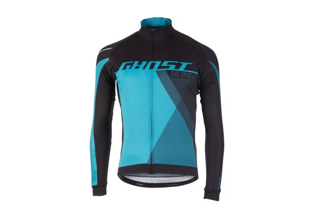Dres s dlouhým rukávem GHOST Performance Evo Black/Blue