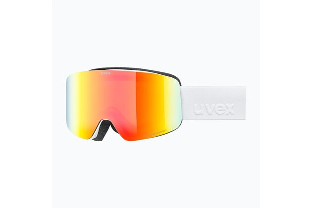 Brýle UVEX PWDR FM White Matt DL/Rainbow ON Green-Clear S2