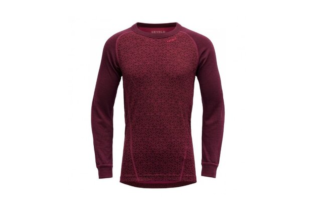 Dětské triko s dlouhým rukávem DEVOLD Duo Active Merino Port