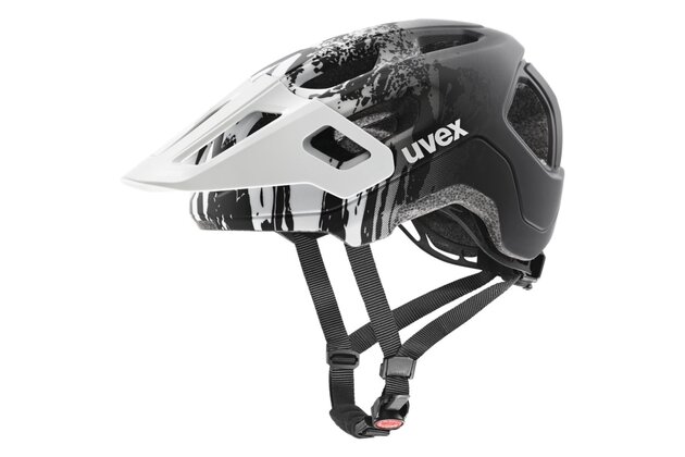 Dětská helma UVEX React Jr White-Black Matt