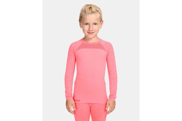 Dětské bezešvé termoprádlo KILPI Carolg Pink