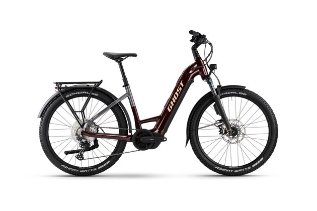 GHOST E-Teru Pro EQ ABS Low Cocoa Bean/Graphite Noir Glossy