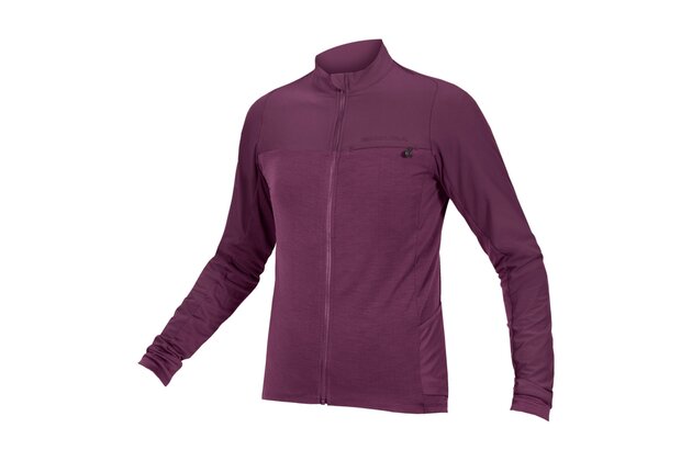 Dres s dlouhým rukávem ENDURA GV500 Aubergine
