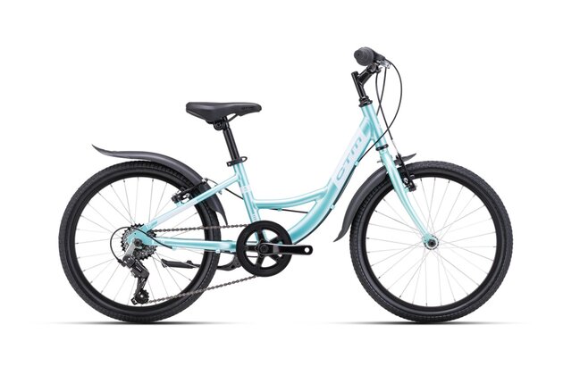 CTM Ellie Turquoise Pearl/White