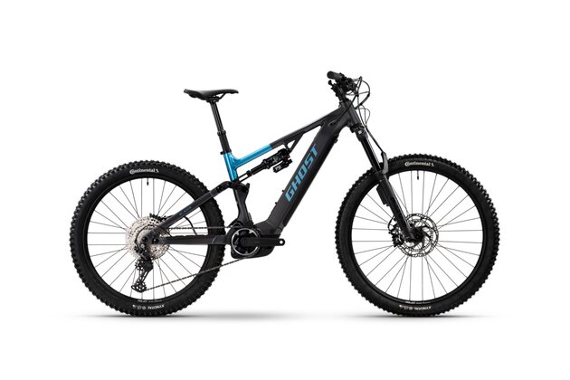 GHOST E-ASX ABS Shadowed Slate/Light Navy Blue Glossy