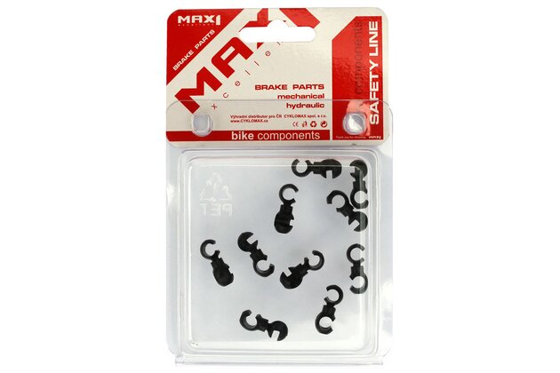 Držák bowdenu MAX1 plastový černý 10ks