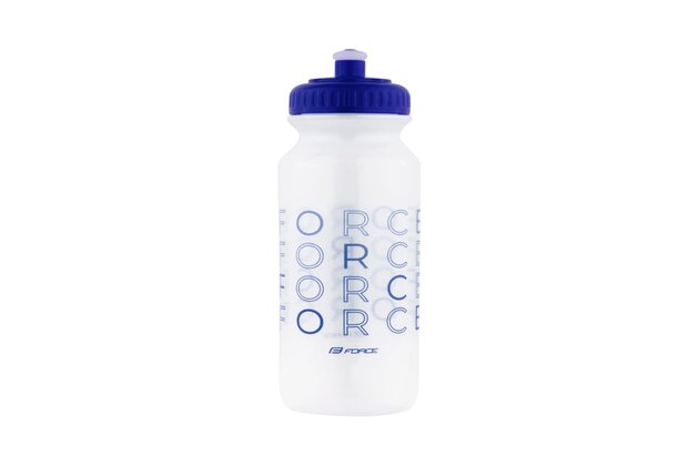 Láhev FORCE Enjoy 550 ml transparentní-modrá