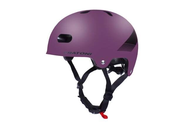 Dětská helma CRATONI C-Mate JR. Purple/Black Matallic Matt