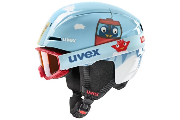 Dětská přilba UVEX Viti Light blue birdy