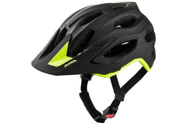 Helma ALPINA Carapax 2.0 Black/Neon Yellow