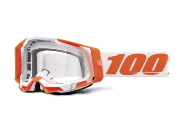 Brýle 100% Racecraft 2 Orange/Clear Lens
