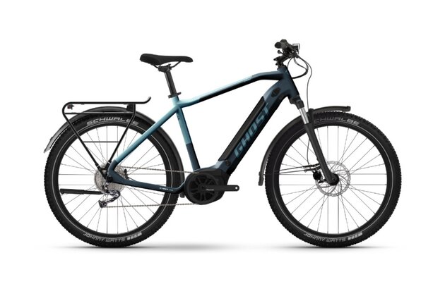 GHOST E-Teru Essential EQ Dark Grey/Metallic Light Blue