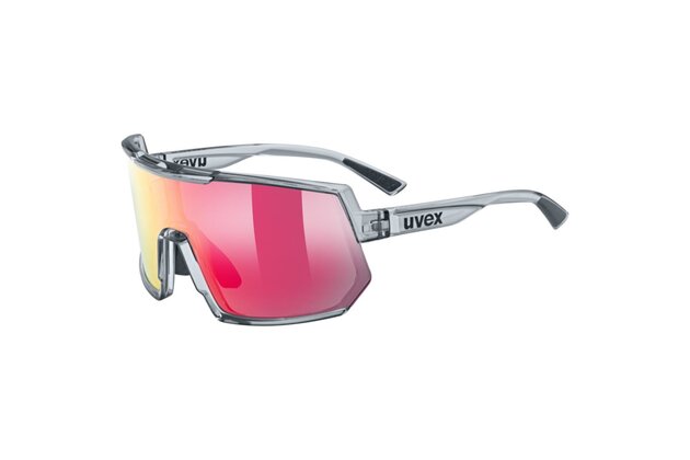 Brýle UVEX Sportstyle 235 Smoke Trans./Mir.Red S2