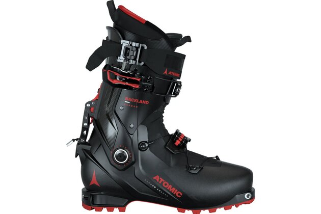 Skialpové boty ATOMIC Backland Carbon Black/Red 28/28,5