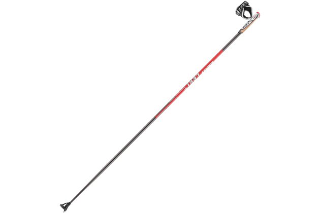 Běžecké hole LEKI PRC Max F Lightanthracite-Fluorescent Red-White