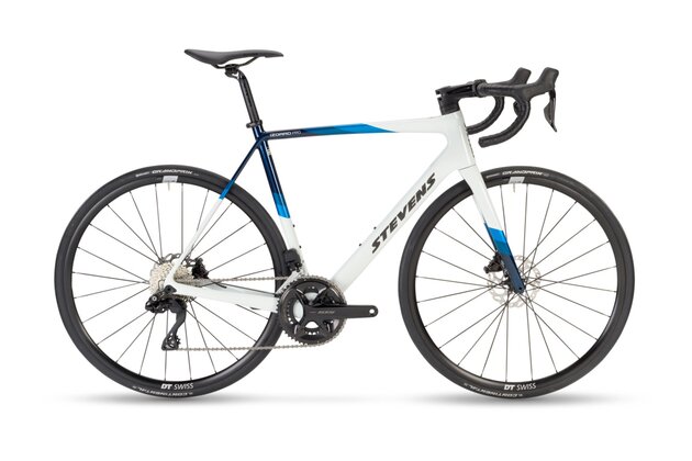 STEVENS Izoard 105 Di2 Carrara White Blue