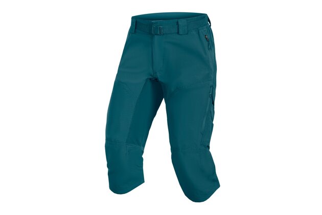 Dámské 3/4 kalhoty s vložkou ENDURA Hummvee Deep Teal
