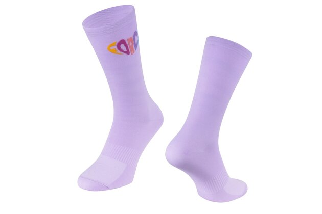 Ponožky FORCE In Heart Dlouhé Purple