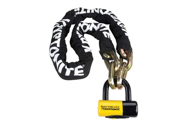 Zámek na klíč KRYPTONITE New York FAHGETTABOUDIT Chain 1415 & NY Disc Lock