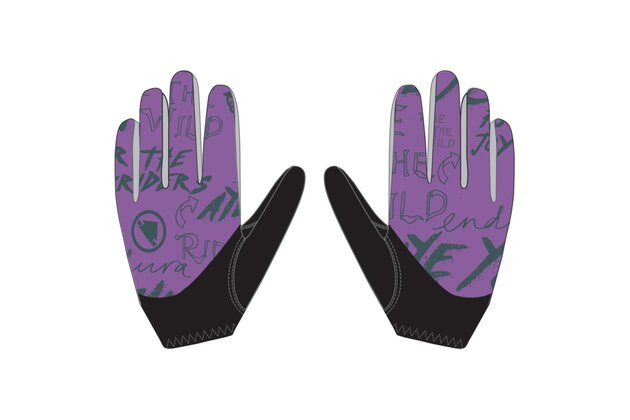 Dámské dlouhoprsté rukavice ENDURA Hummvee Lite Icon LTD End Purple