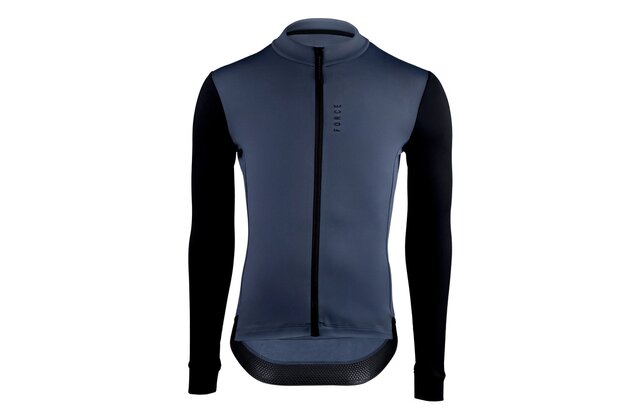 Zimní dres s dlouhým rukávem FORCE Endless Blue/Back