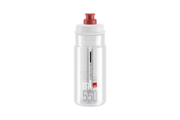 Láhev ELITE Jet Clear/Red 550ml