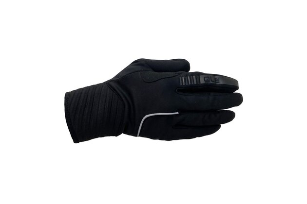 Zateplené rukavice ALÉ Windprotection černá