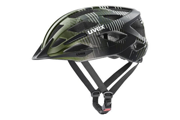 Dětská helma UVEX Air Wing 2 Cc Dark Olive-Black Matt