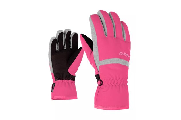 Dětské rukavice ZIENER Lejano AS Pink