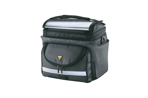 Brašna na řídítka TOPEAK Tour Guide Handle Bar Bag DX + držák Fixer 8